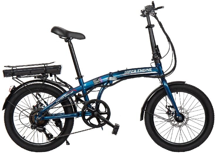 Электровелосипед HIPER ENGINE FOLD X1 (2022) синий